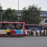 2010 中国横断列車旅と世界遺産巡り 四日目 西安①鐘楼周辺朝の散歩